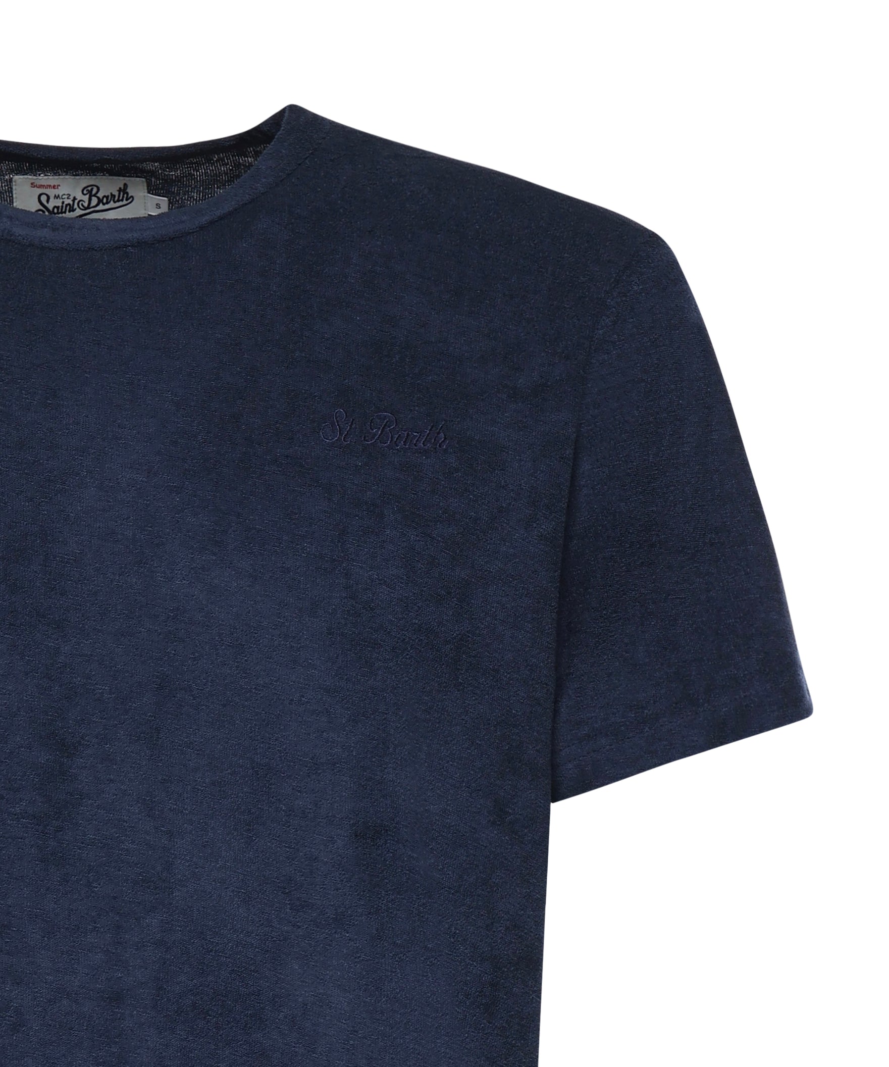 T-shirt in cotone con logo GAR0002 00145L MC2 SAINT BARTH 