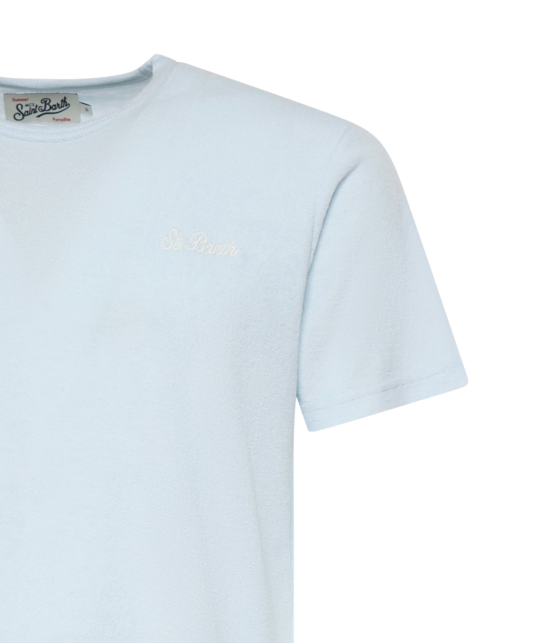 T-shirt in cotone con logo GAR0002 00146L MC2 SAINT BARTH 