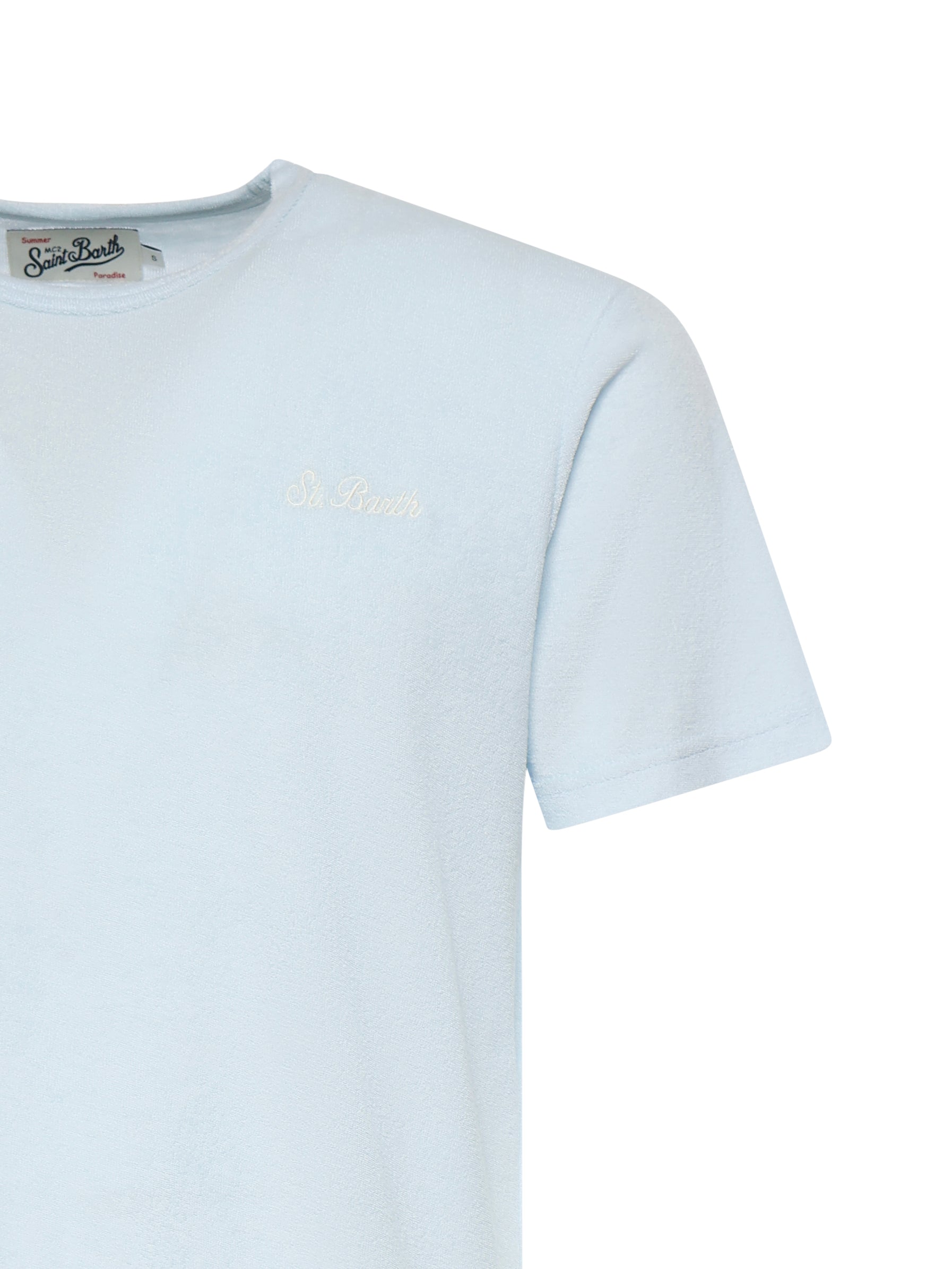 T-shirt in cotone con logo GAR0002 00146L MC2 SAINT BARTH 