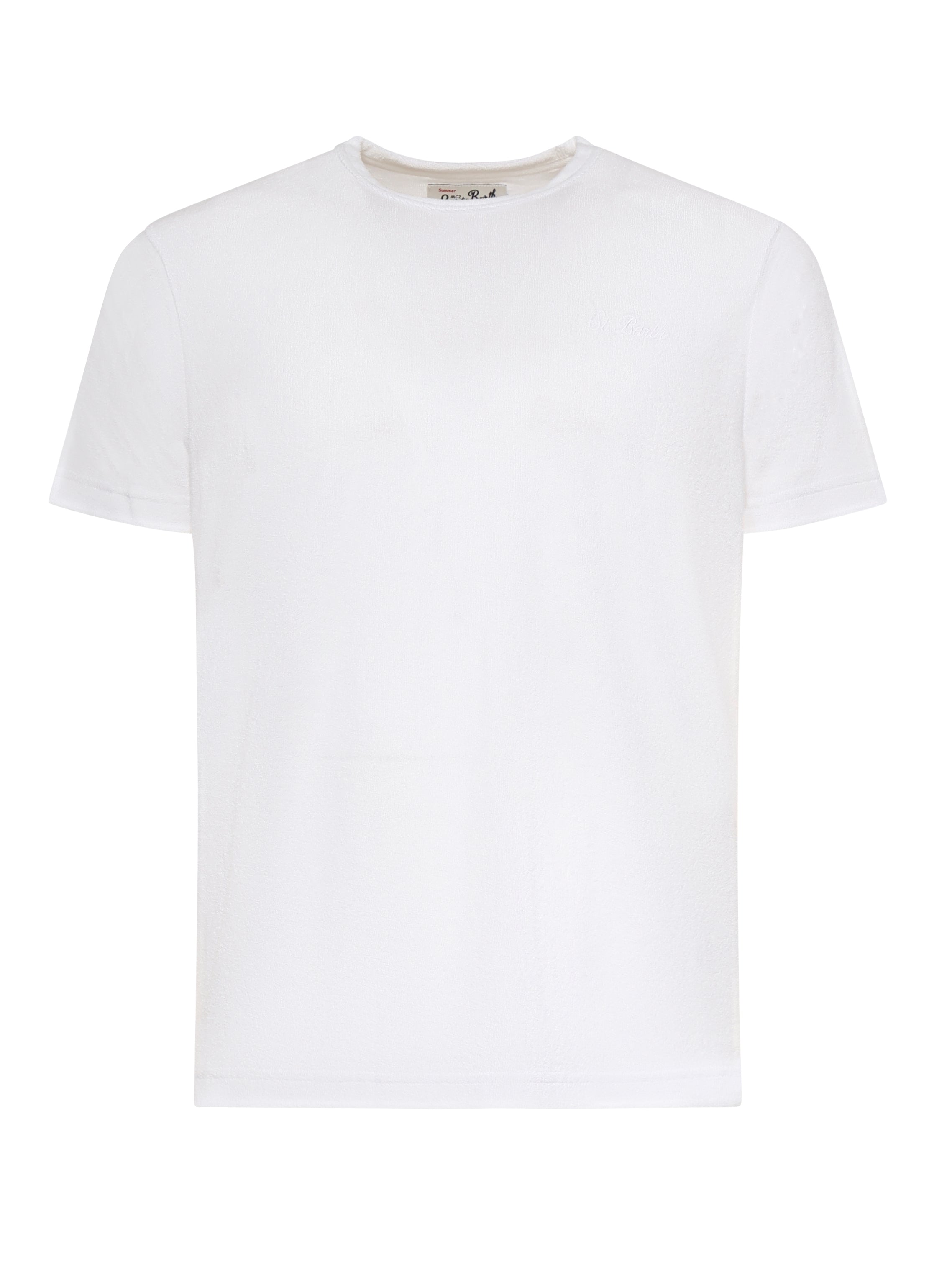 T-shirt in cotone con logo GAR0002 01163L MC2 SAINT BARTH 