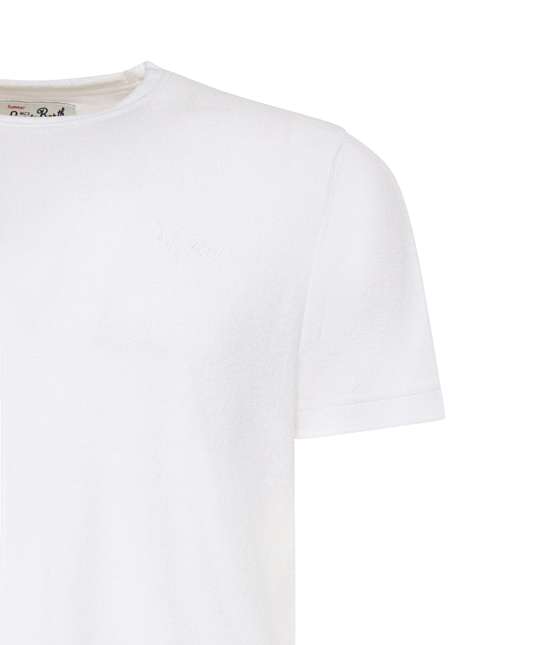T-shirt in cotone con logo GAR0002 01163L MC2 SAINT BARTH 