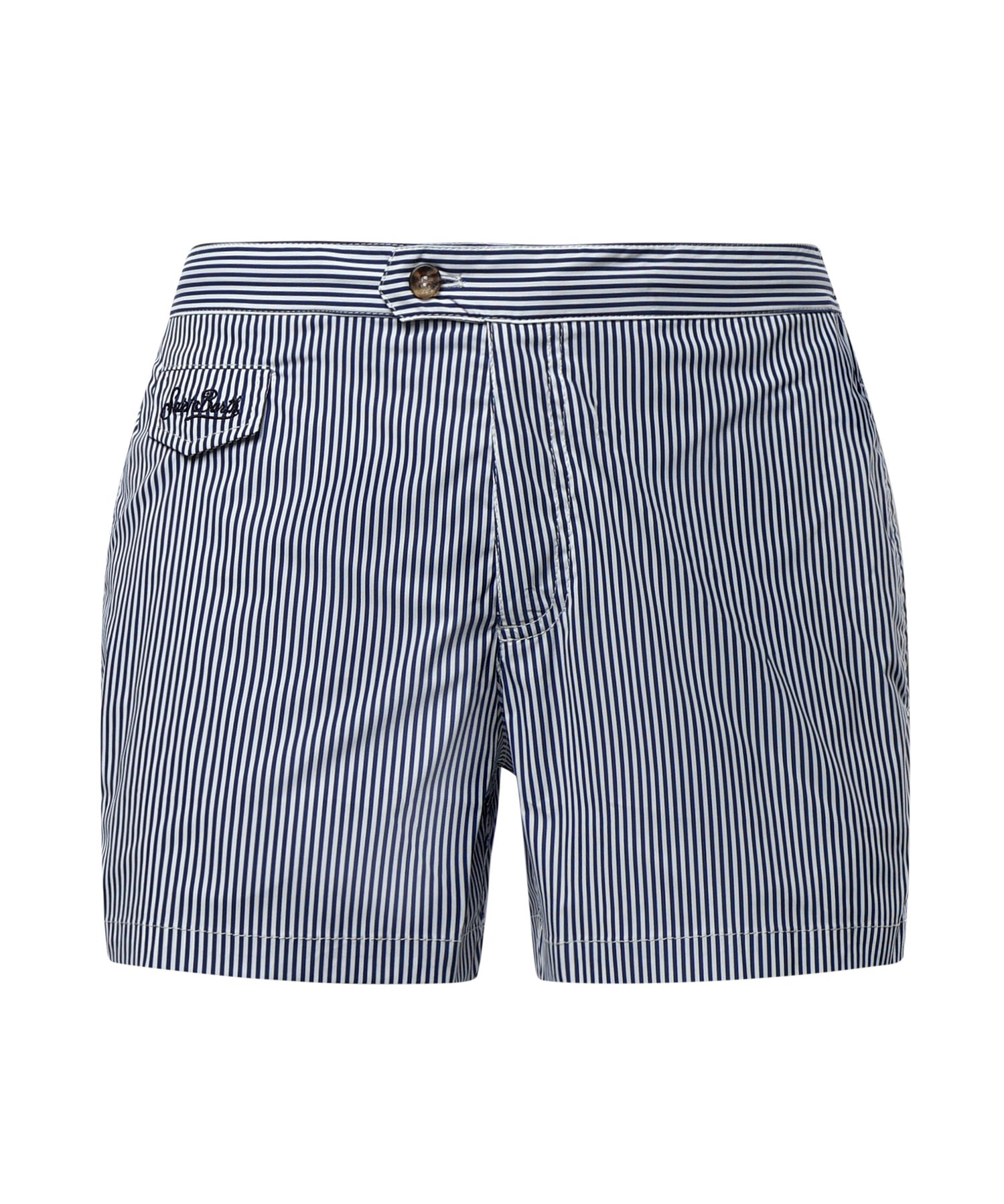 Costume mare a righe con logo HAR0001 04134L MC2 SAINT BARTH 