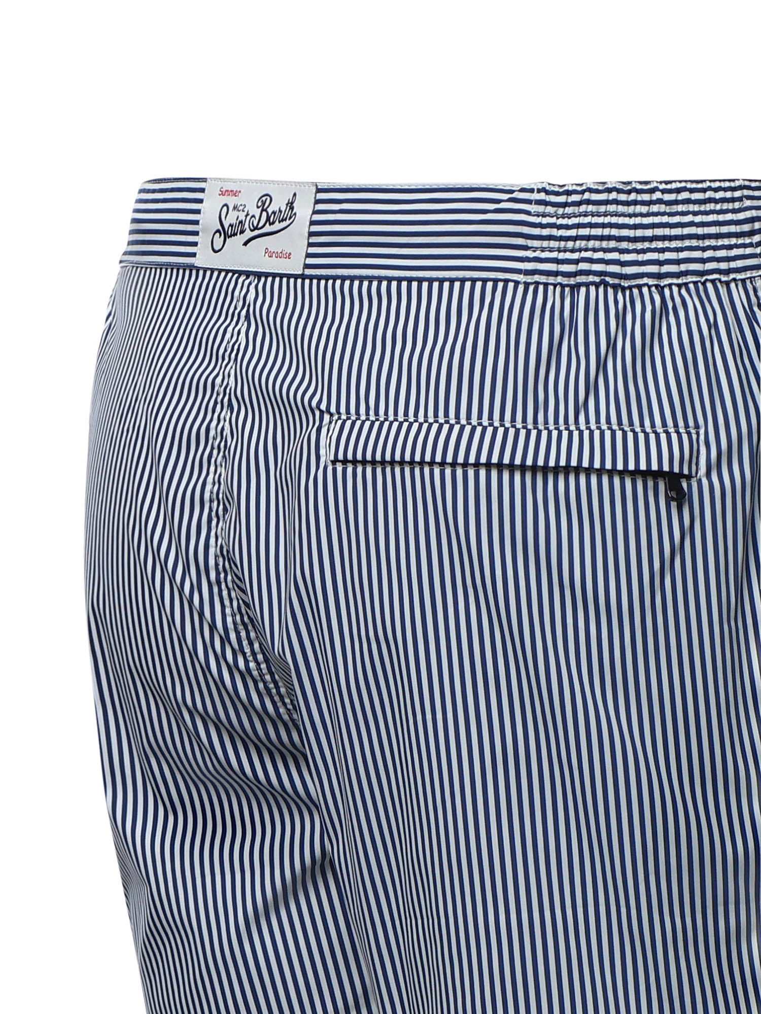 Costume mare a righe con logo HAR0001 04134L MC2 SAINT BARTH 