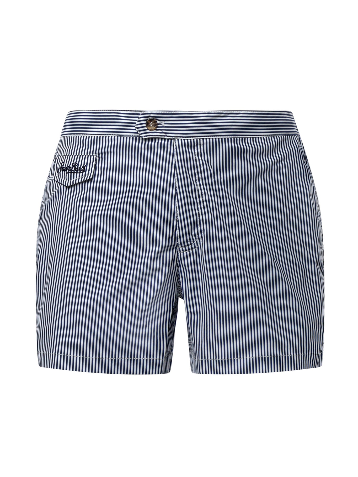 Costume mare a righe con logo HAR0001 04134L MC2 SAINT BARTH 