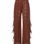 Pantaloni in pizzo KII0001 02230L MC2 SAINT BARTH 