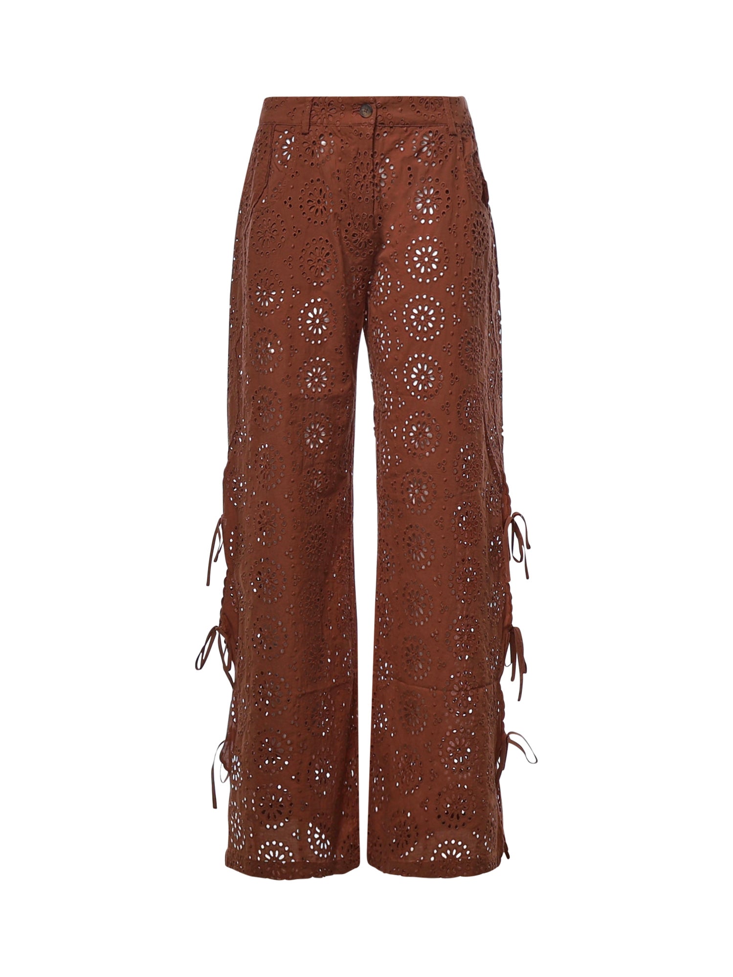 Pantaloni in pizzo KII0001 02230L MC2 SAINT BARTH 