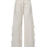 Pantaloni in pizzo KII0001 08938L MC2 SAINT BARTH 