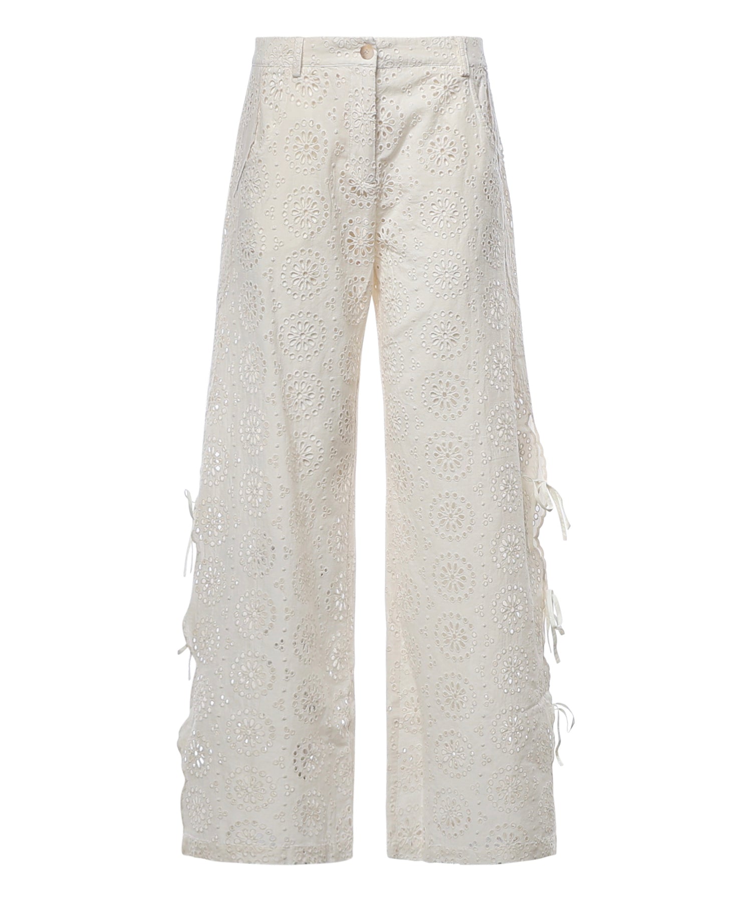 Pantaloni in pizzo KII0001 08938L MC2 SAINT BARTH 