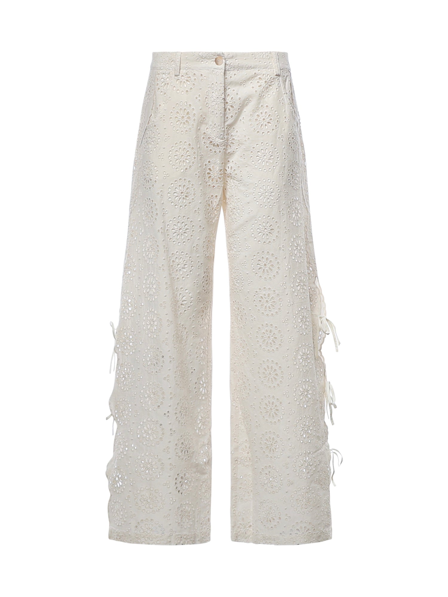 Pantaloni in pizzo KII0001 08938L MC2 SAINT BARTH 