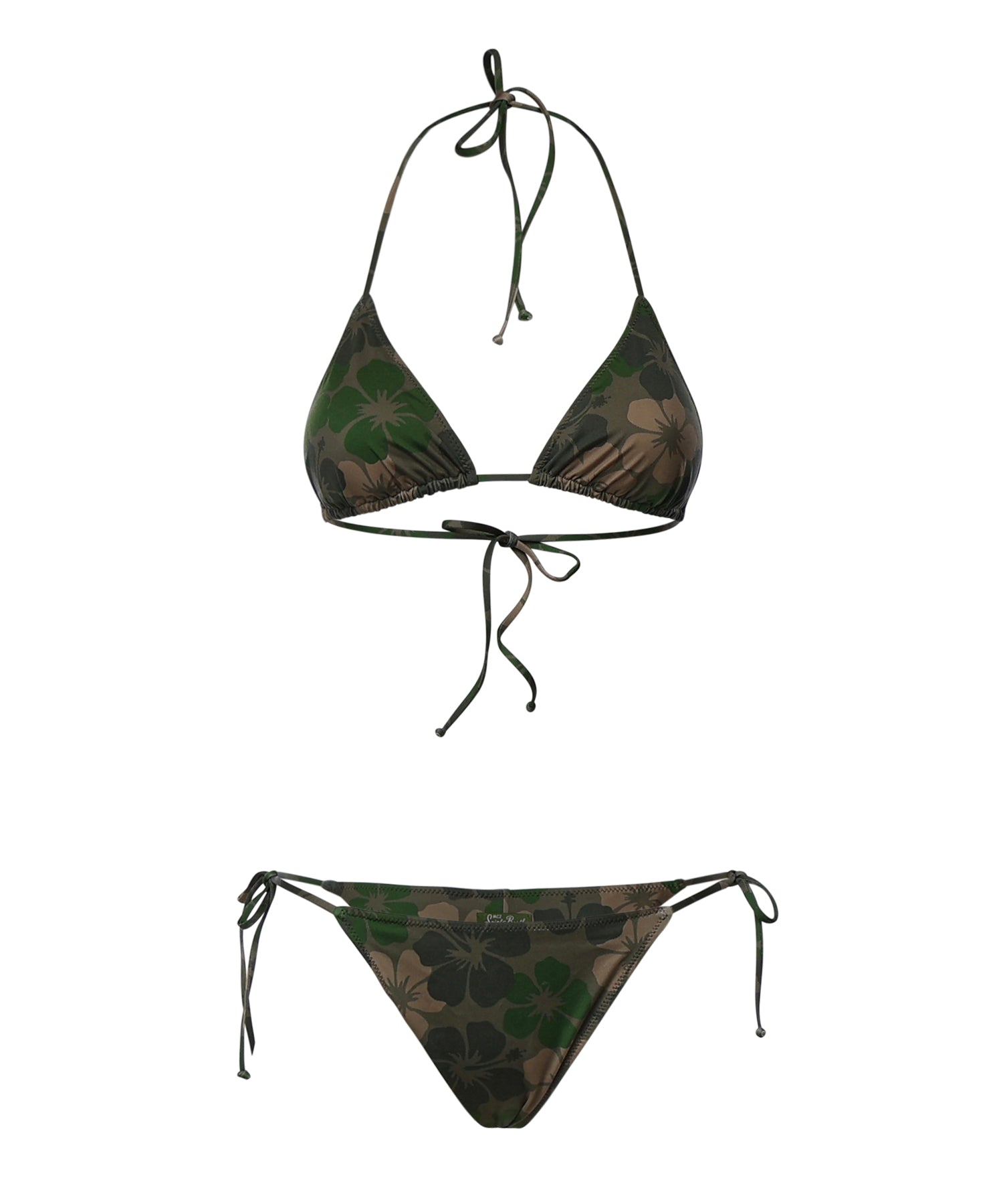 Bikini triangolo con fantasia camouflage MALE002 03189L MC2 SAINT BARTH 