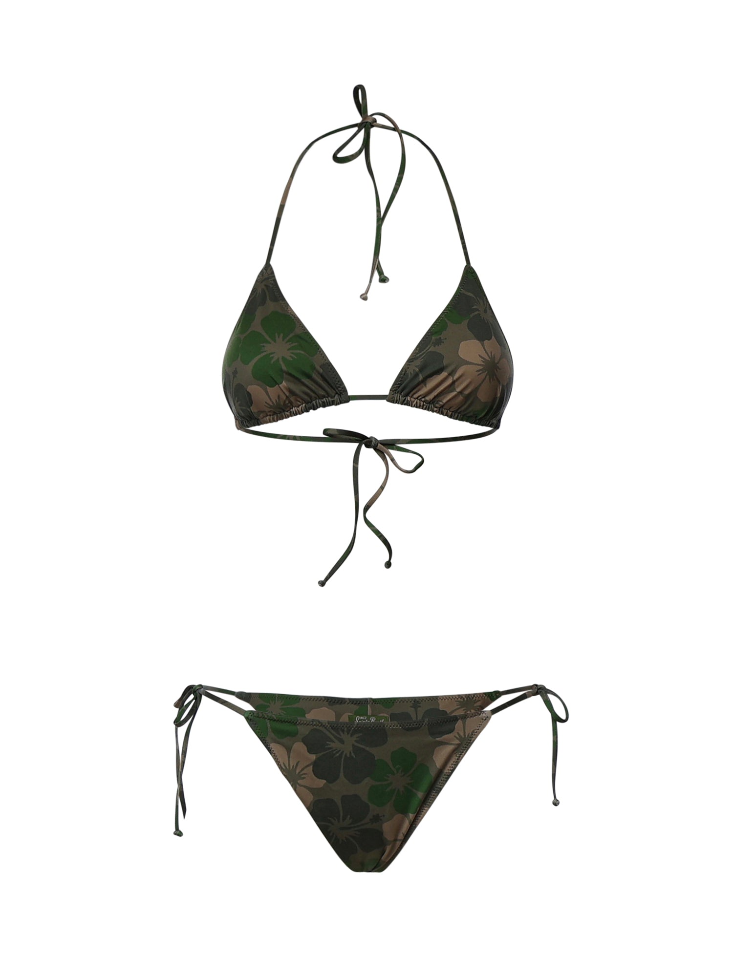Bikini triangolo con fantasia camouflage MALE002 03189L MC2 SAINT BARTH 