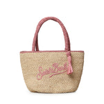 Borsa Marcy in raffia con nappetta e logo MARR001 00415L MC2 SAINT BARTH 