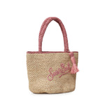 Borsa Marcy in raffia con nappetta e logo MARR001 00415L MC2 SAINT BARTH 