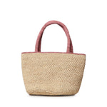 Borsa Marcy in raffia con nappetta e logo MARR001 00415L MC2 SAINT BARTH 