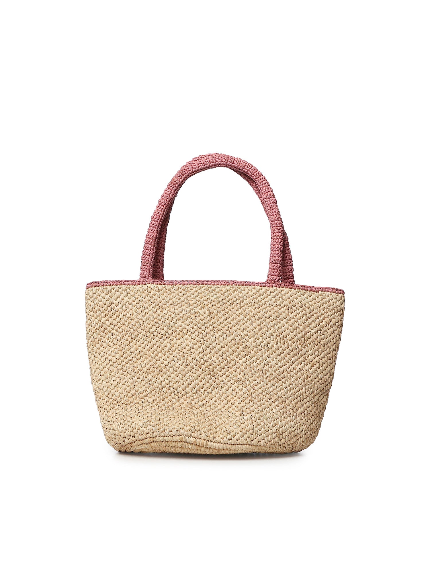 Borsa Marcy in raffia con nappetta e logo MARR001 00415L MC2 SAINT BARTH 