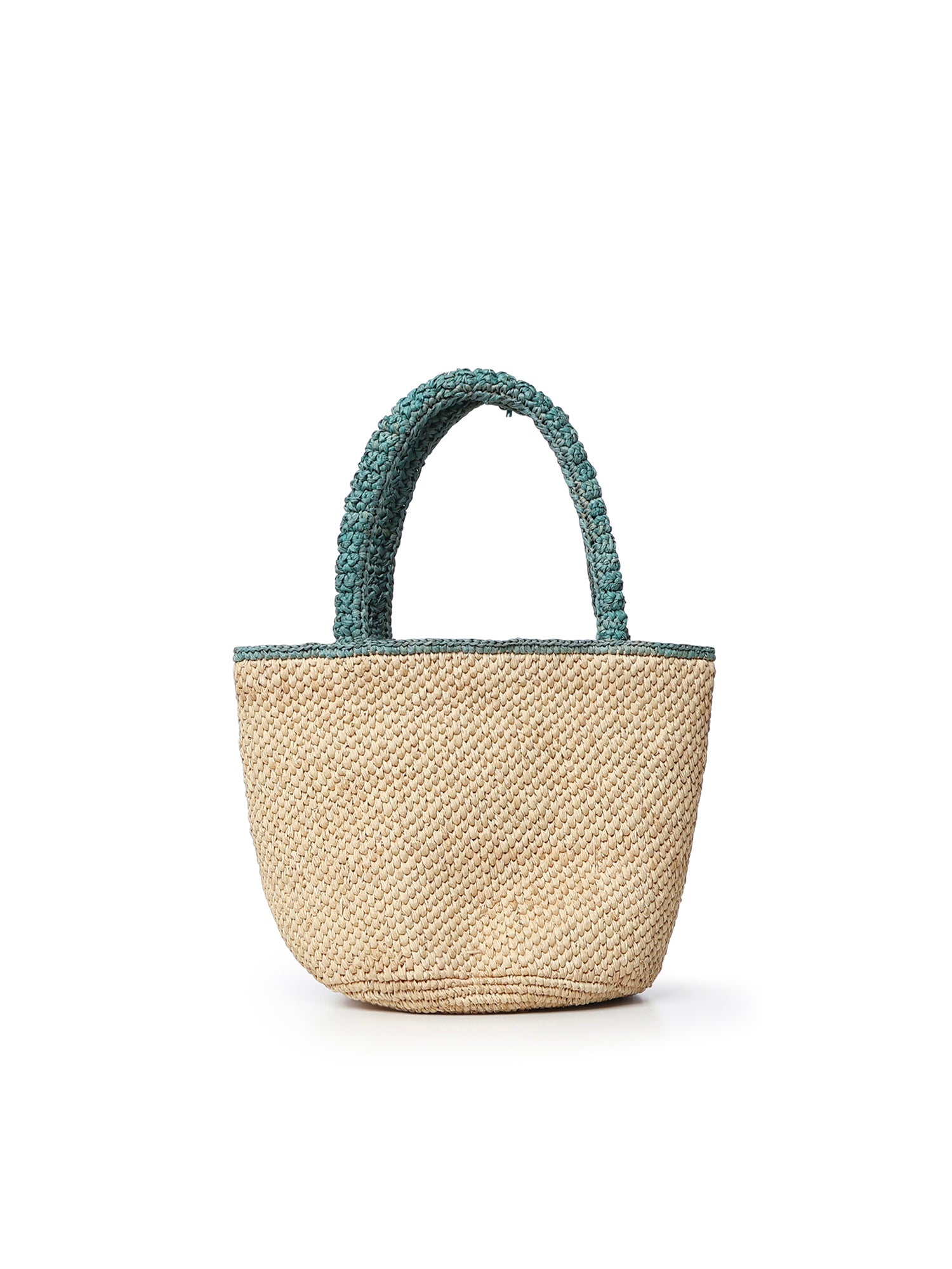 Borsa Marcy medium in raffia con logo MARR002 00221L MC2 SAINT BARTH 
