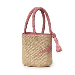 Borsa Marcy medium in raffia con logo MARR002 00415L MC2 SAINT BARTH 