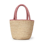 Borsa Marcy medium in raffia con logo MARR002 00415L MC2 SAINT BARTH 