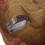 Borsa Marcy medium in raffia con logo MARR002 00415L MC2 SAINT BARTH 