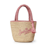 Borsa Marcy medium in raffia con logo MARR002 00415L MC2 SAINT BARTH 