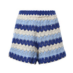 Shorts Meave in crochet a righe MEA002 00585L MC2 SAINT BARTH 