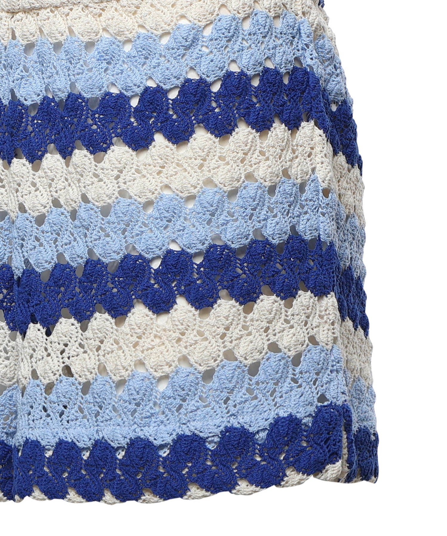 Shorts Meave in crochet a righe MEA002 00585L MC2 SAINT BARTH 