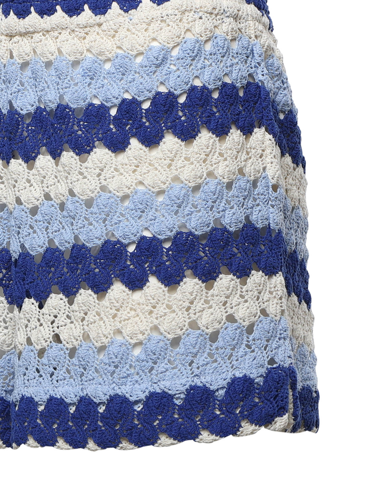 Shorts Meave in crochet a righe MEA002 00585L MC2 SAINT BARTH 