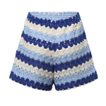 Shorts Meave in crochet a righe MEA002 00585L MC2 SAINT BARTH 