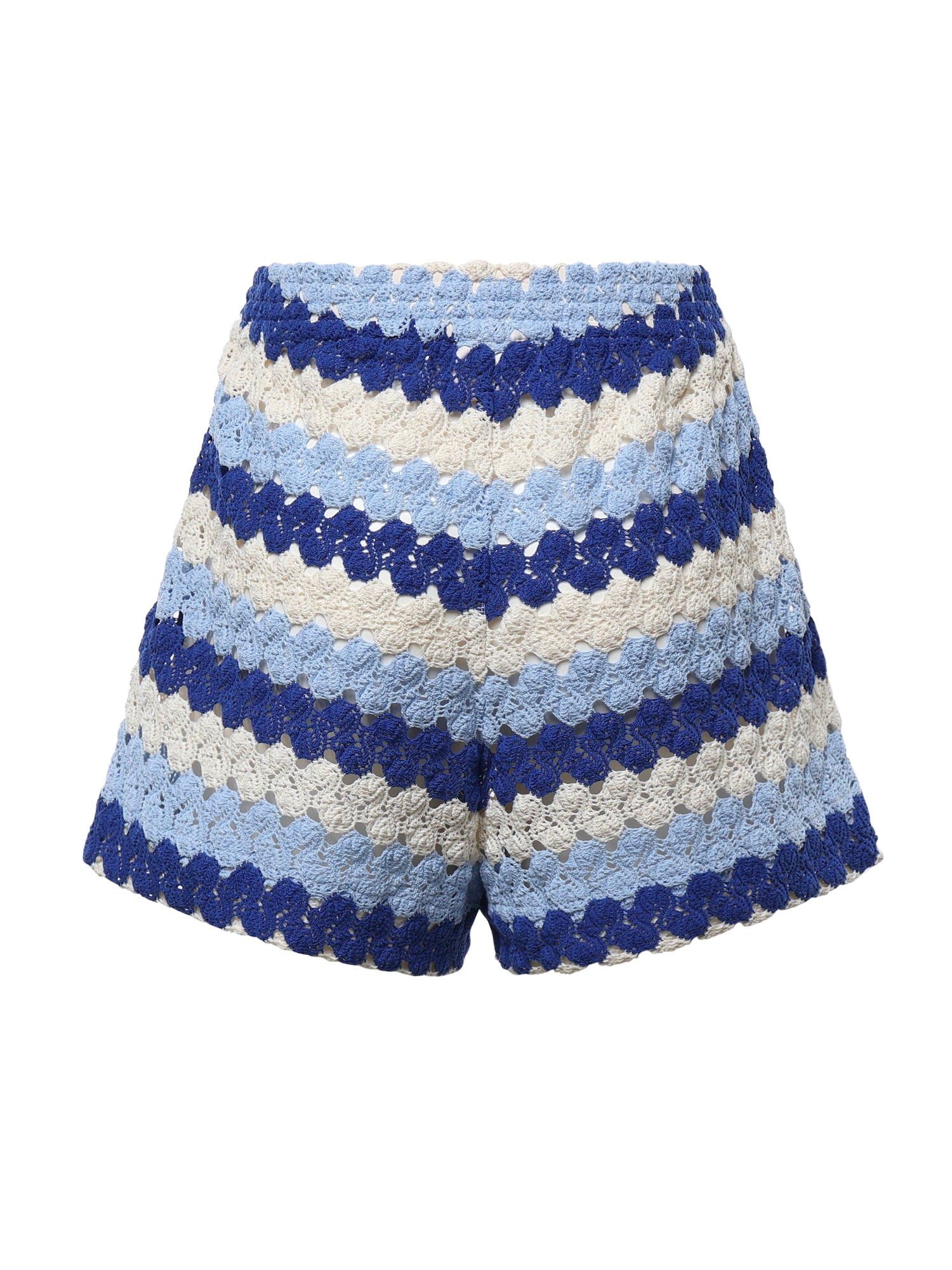 Shorts Meave in crochet a righe MEA002 00585L MC2 SAINT BARTH 