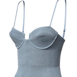 Costume intero in tessuto crinkle MEDE003 00035L MC2 SAINT BARTH 
