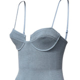Costume intero in tessuto crinkle MEDE003 00035L MC2 SAINT BARTH 