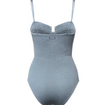 Costume intero in tessuto crinkle MEDE003 00035L MC2 SAINT BARTH 