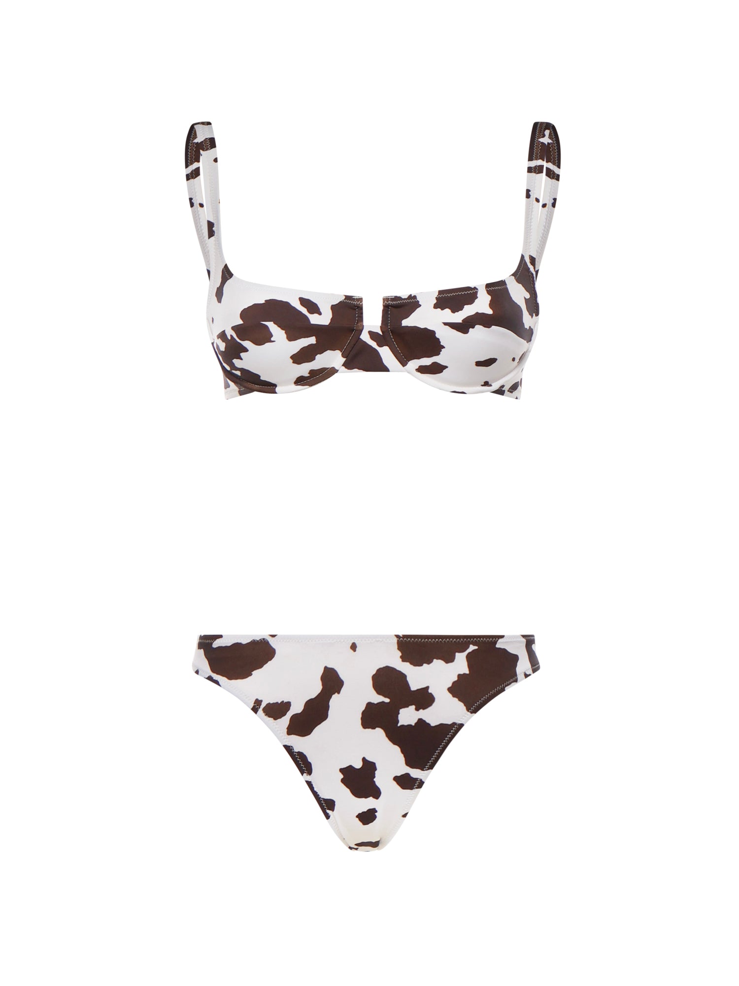Bikini con stampa muccata NAM0002 00961L MC2 SAINT BARTH 