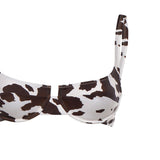 Bikini con stampa muccata NAM0002 00961L MC2 SAINT BARTH 