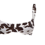 Bikini con stampa muccata NAM0002 00961L MC2 SAINT BARTH 