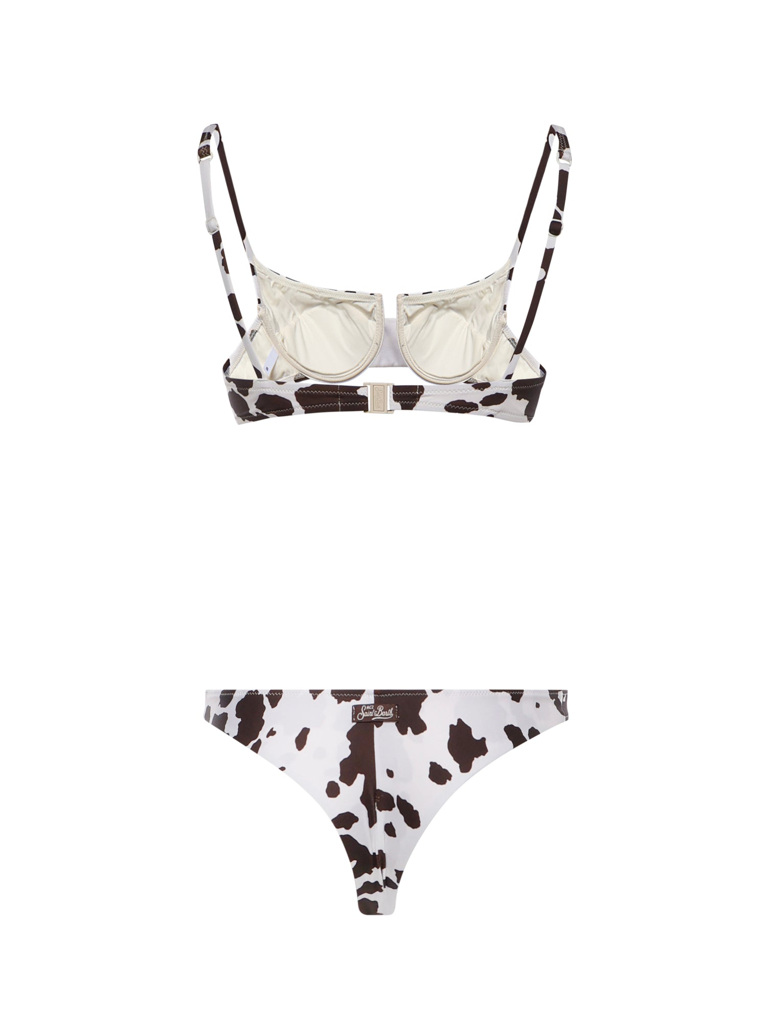 Bikini con stampa muccata NAM0002 00961L MC2 SAINT BARTH 