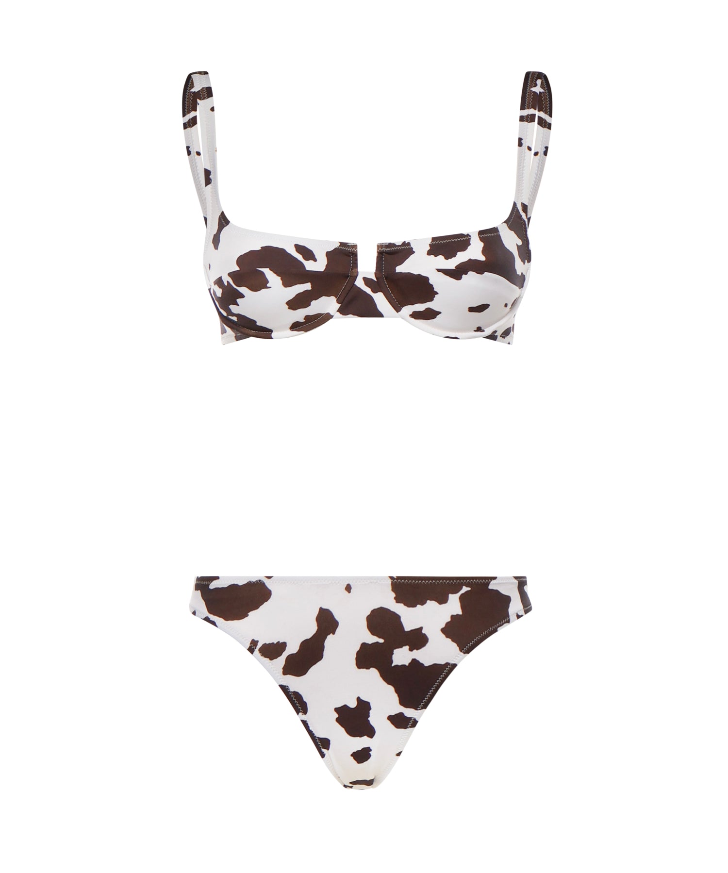 Bikini con stampa muccata NAM0002 00961L MC2 SAINT BARTH 