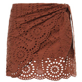 Minigonna Nyra in sangallo NYR0001 01005L MC2 SAINT BARTH 
