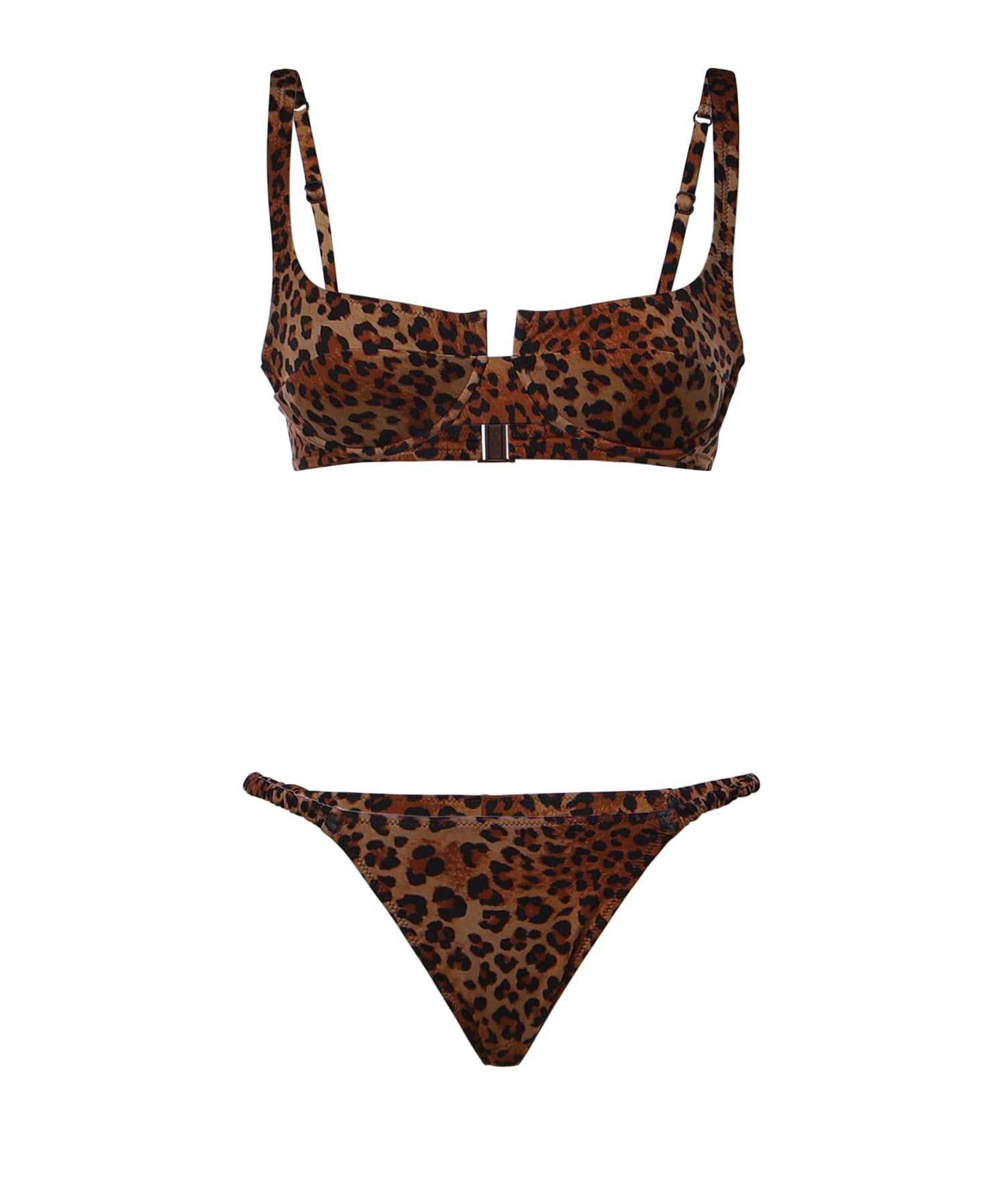 Bikini Perlamir balconette con stampa leopardata all-over PERLA01 00190L MC2 SAINT BARTH 