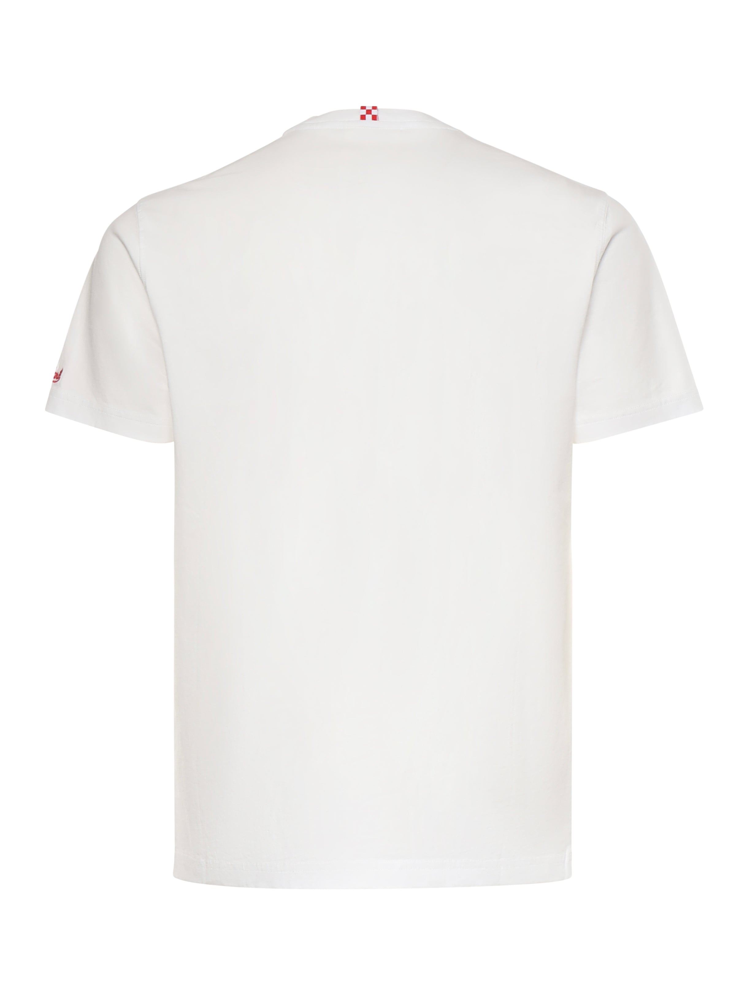 T-shirt in cotone con ricamo POT0001 00163L MC2 SAINT BARTH 