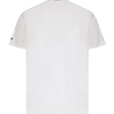 T-shirt in cotone con ricamo POT0001 04379L MC2 SAINT BARTH 