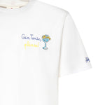 T-shirt in cotone con ricamo POT0001 04462L MC2 SAINT BARTH 