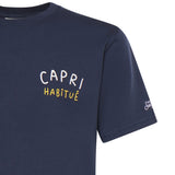 T-shirt con ricamo in cotone PRL0002 02502L MC2 SAINT BARTH 