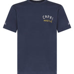 T-shirt con ricamo in cotone PRL0002 02502L MC2 SAINT BARTH 