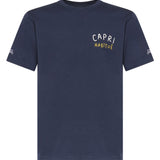 T-shirt con ricamo in cotone PRL0002 02502L MC2 SAINT BARTH 