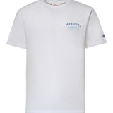 T-shirt con ricamo in cotone PRL0002 02506L MC2 SAINT BARTH 