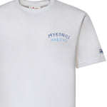 T-shirt con ricamo in cotone PRL0002 02506L MC2 SAINT BARTH 