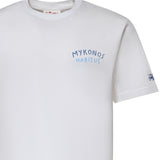 T-shirt con ricamo in cotone PRL0002 02506L MC2 SAINT BARTH 