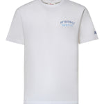 T-shirt con ricamo in cotone PRL0002 02506L MC2 SAINT BARTH 