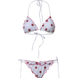 Bikini a triangolo con stampa SAGI001 00636L MC2 SAINT BARTH 